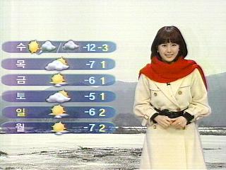 다시 한겨울중부 황사서해안 눈