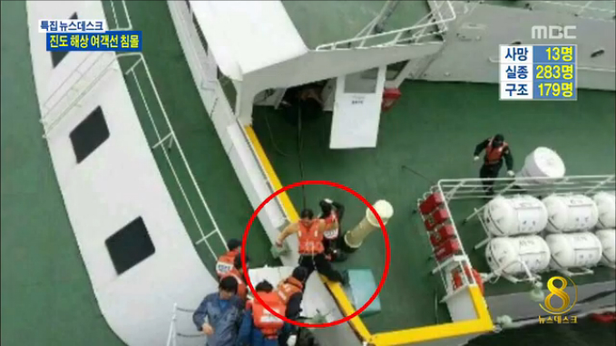 사고 당시 선장선원들 승객 두고 먼저 탈출