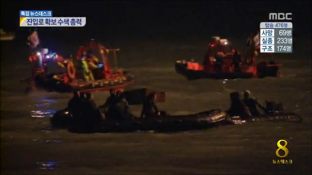 식당칸 진입로 확보머구리 잠수사 투입 필사의 구조작업