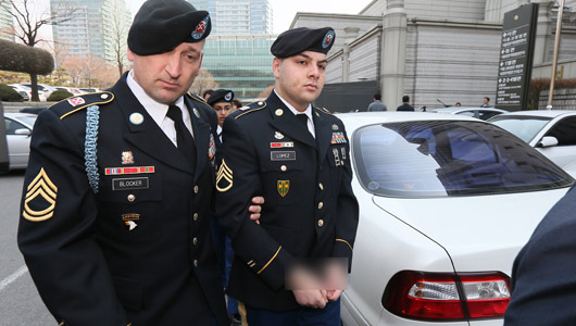 '비비탄총 난사' 주한미군 하사, 법정서 혐의 부인