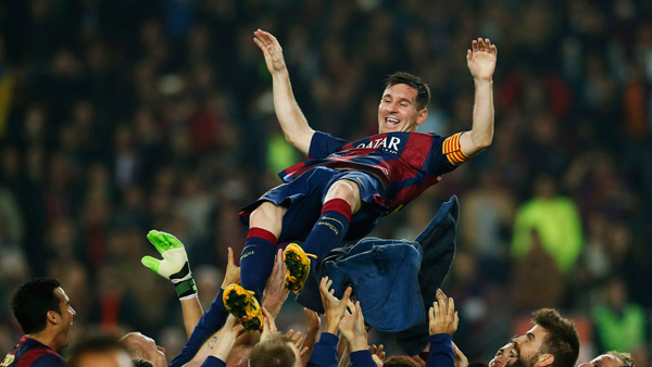 메시 해트트릭프리메라리가 개인 최다 골 신기록