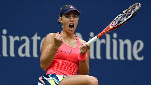 US오픈테니스 케르버 우승 스매싱으로 세계 1위 등극