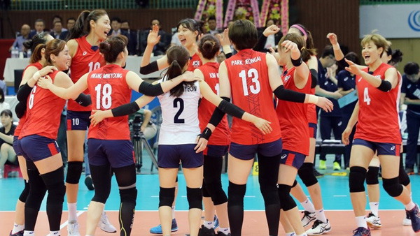김연경 투입 한국여자배구 베트남 꺾고 조 1위로 8강