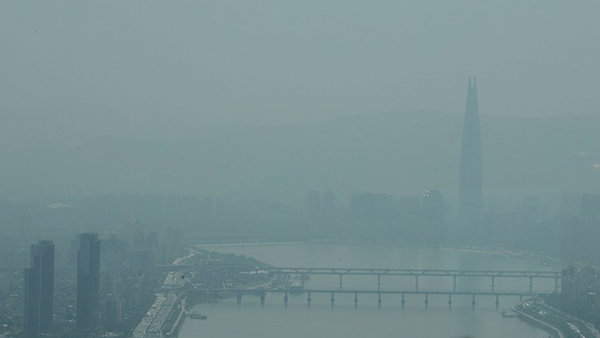 국민 91 "미세먼지 오염도 심각"