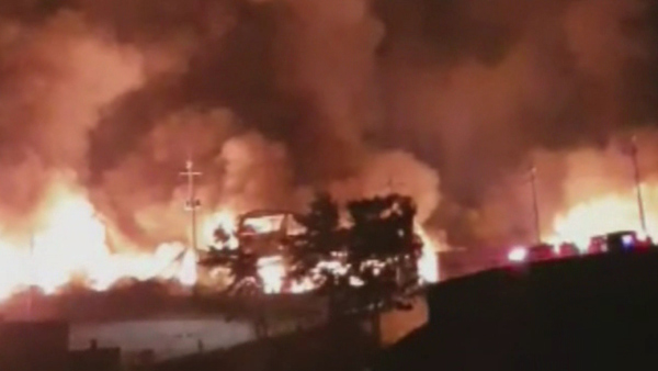 영천 폐기물 처리공장 화재 진화 중완전 진화 시간 걸릴 듯