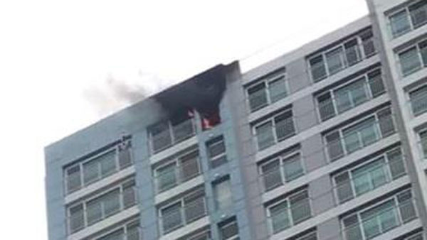 경기도 하남 30층짜리 아파트 화재80명 대피 