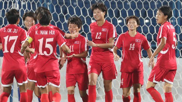 AG 북한 여자축구 타지키스탄에 160 대승