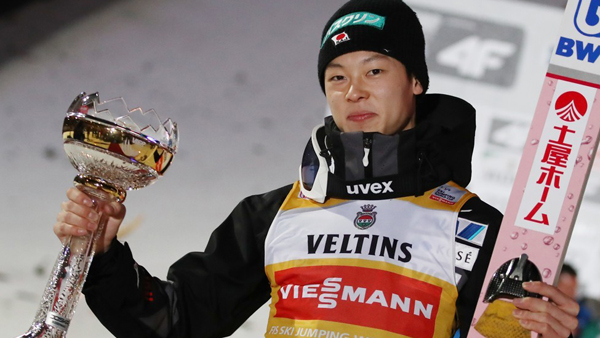 일본 고바야시 스키점프 월드컵 2개 대회 연속 우승시즌 5승