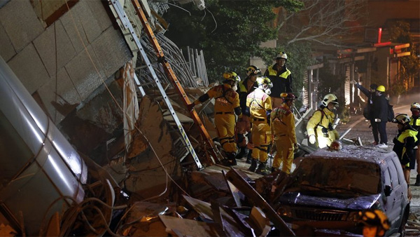 대만 지진에 6명 사망 254명 부상