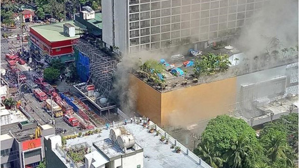 필리핀 마닐라 22층 호텔서 불3명 숨져