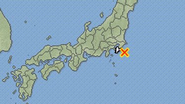 동부 지바현 근해서 규모 6 강진도쿄서도 감지