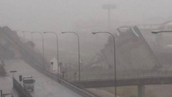 이탈리아 제노바 고속도로 교량 붕괴수십명 사망