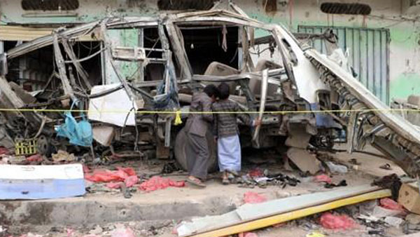 "아동 40명 사망 예멘 폭격탄은 미국산" 책임론 제기