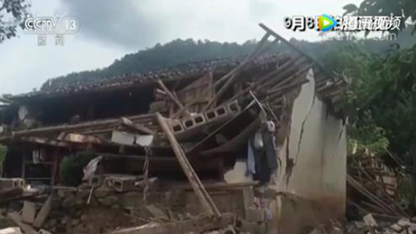 중국 보이차 산지 윈난서 규모 59 지진28명 부상