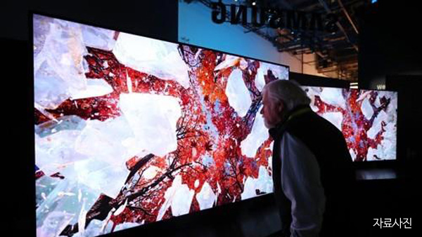지난해 전세계 TV시장판매량은 QLED 판매금액은 OLED가 앞서