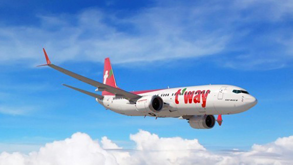 티웨이 항공 사가구마모토 노선 9월부터 중단