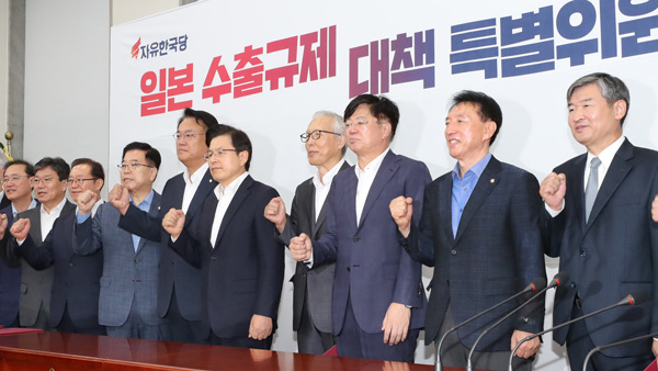 한국당 특위 "화이트리스트 배제 즉각 중단지소미아 폐기는 안돼"