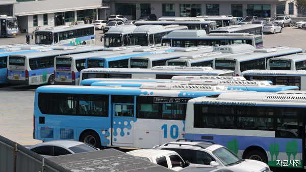 부산 버스노사 막판 협상 결렬파업 돌입