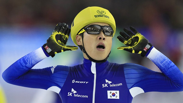 스피드스케이팅 엄천호 세계선수권 매스스타트 은메달