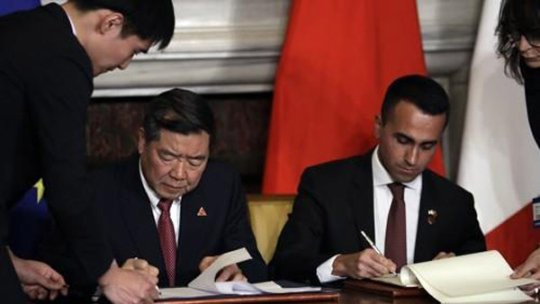 이탈리아 G7 최초로 중국과 일대일로 양해각서 서명