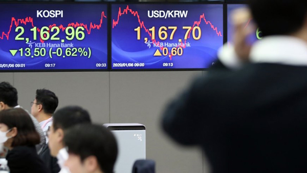 이란 美 보복공격에 원/달러 환율 10원 이상 급등