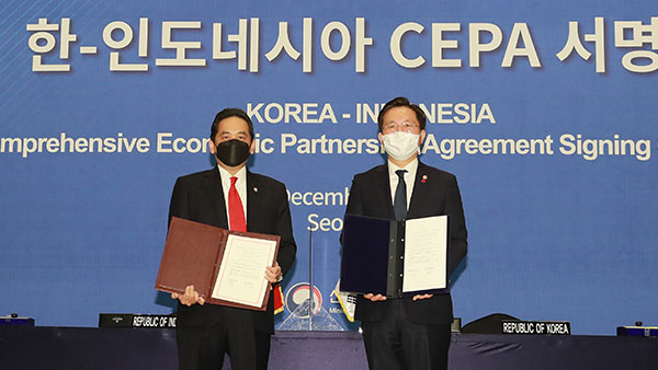 한·인니 CEPA 최종 서명…인구 2억7천만 명 거대시장 활짝