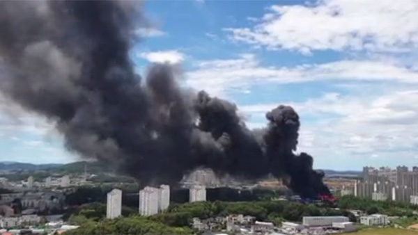 고양 폐차장 화재 '대응 1단계'…"인명 피해는 없어"
