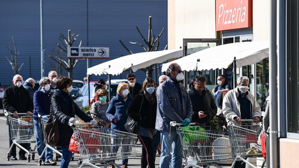 이탈리아 사망자 하루만에 368명 최다 증가…누적 1천809명