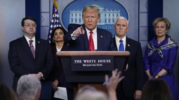 트럼프, 코로나19에 "중국서 온 중국 바이러스" 연일 책임론