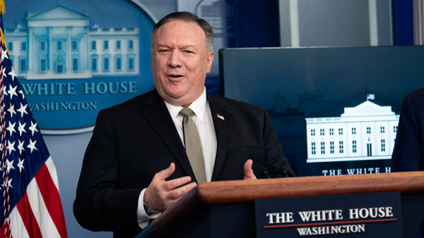 폼페이오 "진단키트 구매하게 해준 한국에 감사…동맹은 함께"