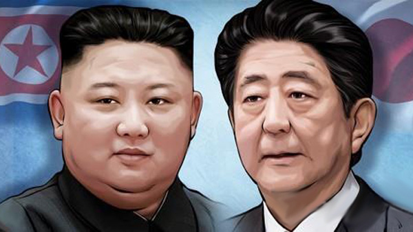 아베 "조건 붙이지 않고 김정은 위원장 만날 결의 변함 없어"