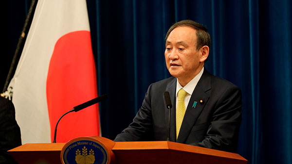 스가 "중국 비롯한 이웃 나라와 관계 개선 위해 노력하겠다"