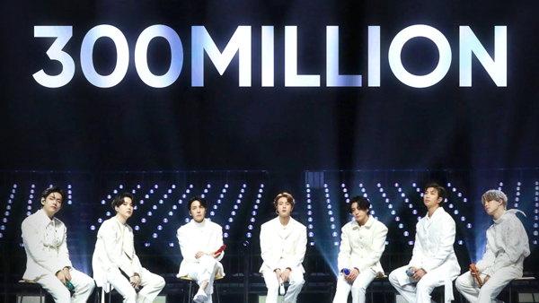 BTS '라이프 고스 온' MV, 3억뷰 돌파…통산 15번째