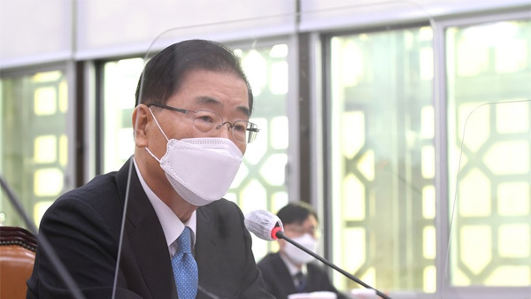 정의용 "바이든 행정부와 북미대화 조기 재개에 외교력 집중"