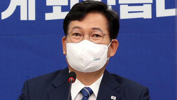 송영길 " 준비 안됐는데 저런 지지도민주당 반성해야"