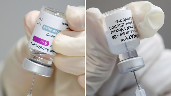 당국 "국내서 AZ 1차-화이자 2차 '교차접종' 임상 이미 시작"