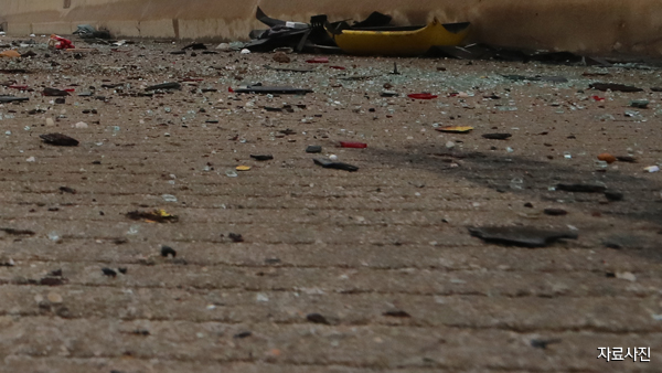 대구 도심 사거리 3중 추돌사고‥2명 사망·2명 부상