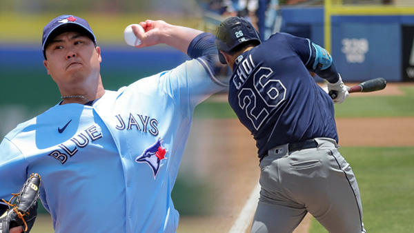 류현진과 최지만 투타 맞대결… 2루타와 삼진 하나씩 주고 받아