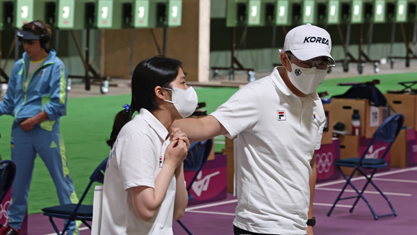 사격 진종오·추가은, 혼성 본선 1차전 9위로 탈락