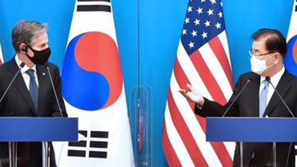 한미, 영국서 외교장관 회담…한반도 비핵화 협력 약속 재확인