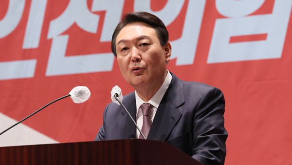 윤석열, '멸공' 논란에 "누구나 의사표현 자유 가져야"