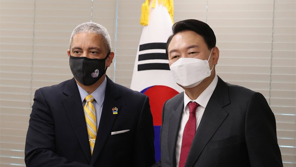 윤석열, 한미관계는 "서로의 안보를 피로써 약속"