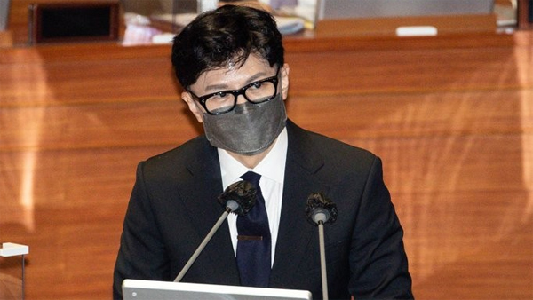 한동훈 "반의사불벌죄 폐지 입법안, 촉법소년 연령하향 준비 중"