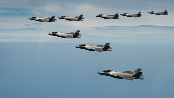 한미 공중훈련 비질런트 스톰 시작‥F-35B 등 240여대 출격