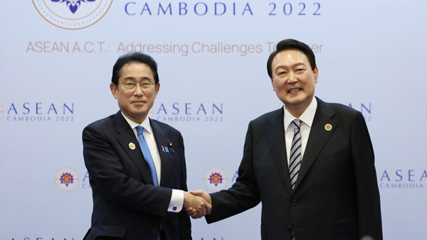 대통령실 "한일 정상, 강제징용 문제 속히 매듭 의기투합"