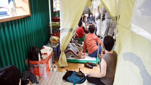 서울시 폭우 이재민 확진자 8명‥격리시설 8곳 운영