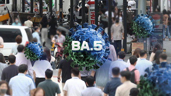 우세종 된 BA.5 검출률 90% 육박