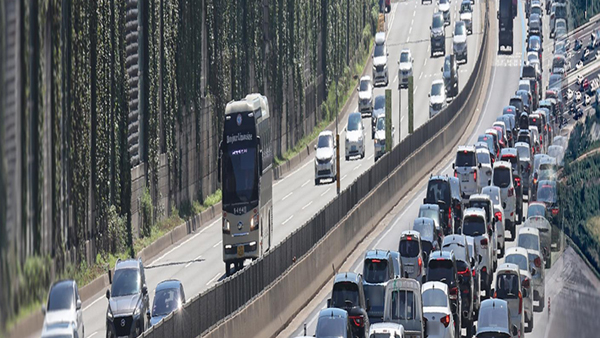 추석 당일 정체 극심‥"오후 4~5시 귀경 절정"