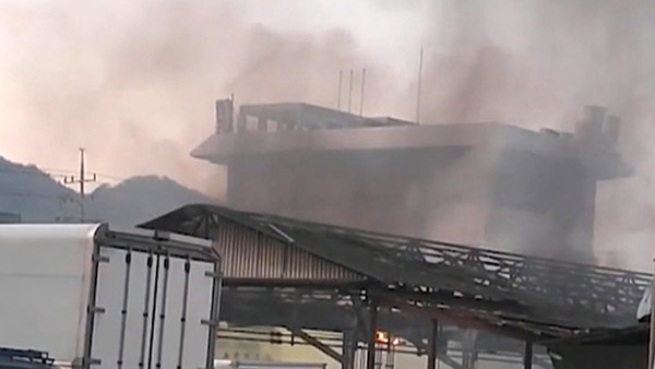 대구 서구 중리동 가스충전소 폭발‥8명 부상