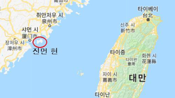 대만의 대중국 최전선 진먼섬 상공에 中무인기 진입